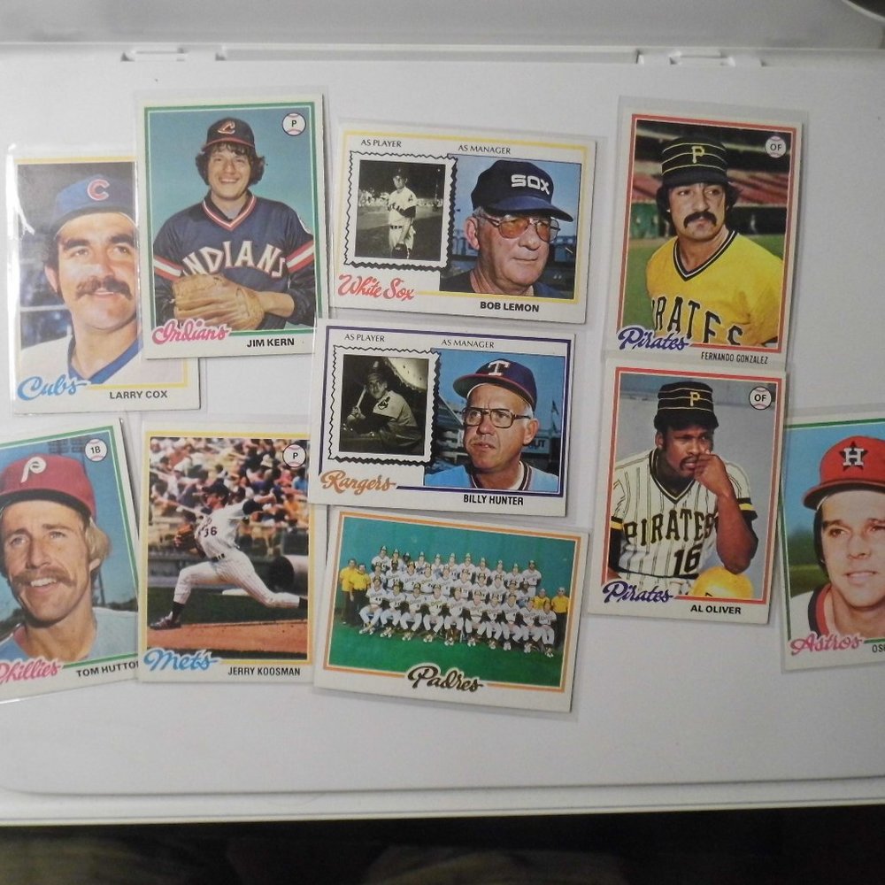 1975 Topps Baseball (10) Cards